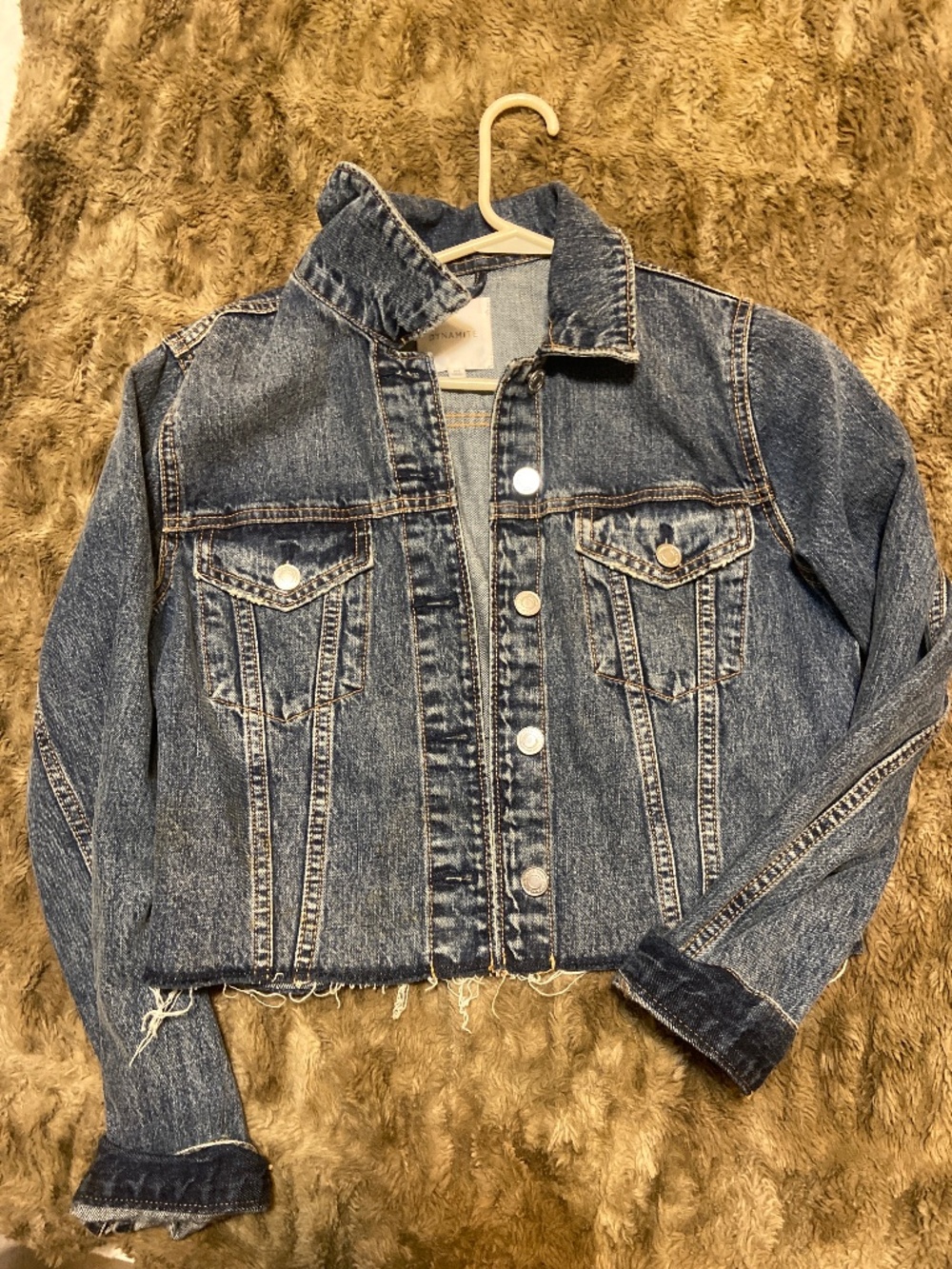 Cut off jean jacket
